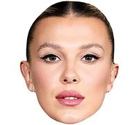 Millie Bobby Brown (Make Up) Celebrity Mask, Flat Card Face, Fancy Dress Mask