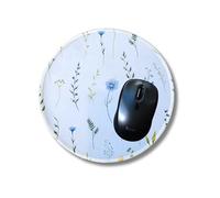 Millie & Boo Non-Slip Microfibre Mouse Mat - 22cm Diameter, 2mm Thick, Perfect Mouse Pad & Desk Organiser for Women Working from Home… (Springtime Flowers)