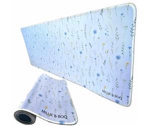 Millie & Boo Springtime Flower Desk Mat, Large 80x30 cm, 2mm Thickness, Non-Slip Mouse Mat & Pad, Desk Organiser for Women, Ideal for Work from Home Office Space, Gaming Mouse Pad, Female Desk Tidy