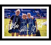 Millie Bright & Erin Cuthbert & Guro Reiten - Chelsea Signed Autographed And Framed Photo