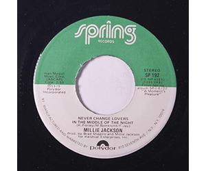 Millie Jackson - never change lovers in the middle of the night / seeing you again 45 rpm single