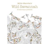 Millie Marotta's Wild Savannah Postcard Box : 50 beautiful cards for colouring in