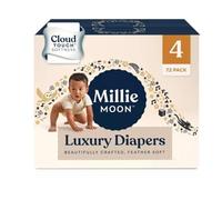 Millie Moon Nappies Sizes 1-6, Couges de Luxe (Size 4-72 Nappies (10-15kg))