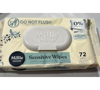 Millie Moon Sensitive Baby Wipes - Plant Based (72)