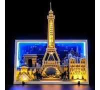 Millilier Light Kit for Lego Paris Love City 21064 Set Compatible with Lego 21064 Building Blocks Models (Brick Set Not Included)