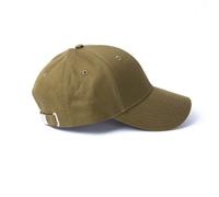 Milliner 6 Panel Cotton Baseball Cap Military Olive Mr Flat Embroidered