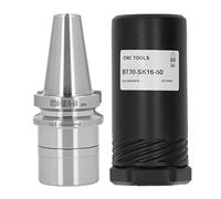 Milling Collet Chuck Holder, CNC Mill Tool Holder with Wind Resistance Reduction Design, BT30 SK16 60 Balance Collet Chuck for Machine Tool, Made of 40cr Alloy Steel