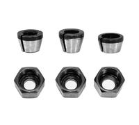 Milling Cutter Collet Chuck Adapter 6-12PCS 6mm, 6.35mm, 8mm Precision Tools(6pcs)
