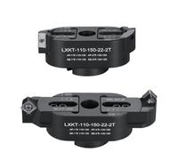 Milling Cutter Plate Bridge type milling cutter head adjustable BT30 BT40 CNC aluminum 90° 45° for 1604 1204 blade