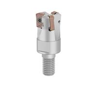 Milling Cutter Plate EXN03R Screw-in Milling Head, 90° Fast Feed CNC Indexable, for Rough Machining, Matches LNMU0303