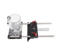 Milling Groove Bracket Base for 65mm Diameter Trimmer Router Jig with Adjustable Fine Tuning Handle and Uniform Translation for Precise Slotting