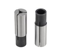 Milling Machine Collet Driver Adapter Adapter， Adapter Collet for CNC Lathe Tool Chuck Transfer Adapter Pack of 1 Multiple Sizes(12.7mm to 3.175mm)