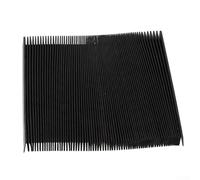 Milling Machine Dust Cover Flexible Protective Flat Accordion Bellows Cover with High Strength Tensile Resistance Oil Proof Dust Proof Water Resistant (170mm)