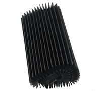 Milling Machine Dust Cover with Thickened Nylon Brush - High Stability CNC Vacuum Shoe for Engraving Tools 100mm Overall Height(200mm)