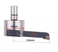 Milling Machines, Milling Machine Plane Adjustable Size Flying Surface Smooth Cutter Bar Machining Center Plane Face Milling Cutter Head(C20-58-16X16 (tilt))