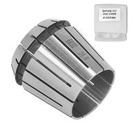 Milling Spring Collet Chuck, Cemented Carbide Locking Lathe Collet, High Wear Resistance Woodworking Tool with Tight Clamping Force, Precision Ground for CNC Milling Machines and E (D=24mm)