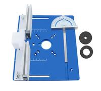 Milling Table Insert Board, Milling Table Insert - Table Router Woodworking with Mitre Stop Guide, Trim Milling Plate, Multifunctional Trim Engraving Table