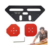 Milling template set for corner radius - corner rounding device milling, lightweight arc cutting tool made of aluminium alloy for houseworkers, wood projects and