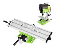 Milling Working Cross Table,Adjustable XY Axis Accurate Machine - Miniature Bench Drill Worktable - for Cutting Drilling Routing Woodworking Metalworking Welding Fabrication Carving