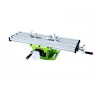 Milling Working Table Machine Mini MultifunctionWorktable Bench Drill Adjustment Working Cross Slide Bench 310 * 90 * 78mm Cross Slide Bench Drilling Milling Vise Working Table for Bench Drill Stand