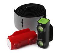 Million Mile Light Battery Free Running Safety Light - Black/Green/Red/White