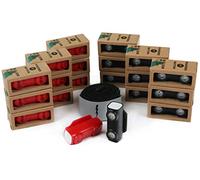 Million Mile Light Battery Free Running Safety Light - Black/Red/White