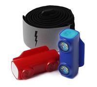 Million Mile Light Battery Free Running Safety Light - Blue/Turquoise/White/Red