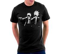 Million Nation Pulp Rick and Morty Fiction T-Shirt, Size, black, L