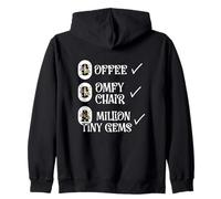 Million Tiny Gems Diamond Painting DIY Craft Humor Zip Hoodie