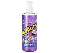 Millions Hand Sanitiser Gel | Eliminates 99.999% of Bacteria | 70% Alcohol | Scented & Fruity Fragrance (Blackcurrant, 500ml x1)