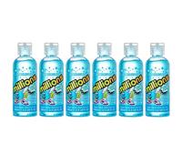 Millions Hand Sanitiser Gel | Eliminates 99.999% of Bacteria | 70% Alcohol | Scented & Fruity Fragrance (Bubblegum, 100ml x6)