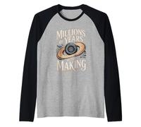 Millions of Years in The Making Funny Fossil Saying Raglan Baseball Tee
