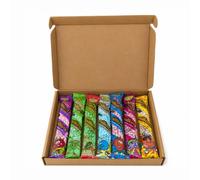 Millions Sweets Gift Box - Assorted Flavoured Candy Tubes Multipack - Wholesale Retro Sweet Hamper - Gluten Free Pick & Mix Treat Box for Parties, Gifts & Events