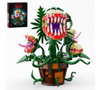 Millionspring Audrey II Piranha Plant Flower Building Block Set, Little Shop of Horrors Creepy Carnivorous Plant Model Kit for Adults & Kids, Collector’s Gift (629 pcs)