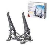 Millionspring Millennium Falcon Vertical Display Stand Building Set for 75192,DIY Holder Bracket Building Block Model Kit 408pcs