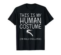 Millipede Easy Halloween Human Costume Arthropod DIY Gift T-Shirt