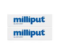 Milliput Epoxy Putty - Silver Grey 113.4g Kit - 2pk