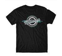 Milliways Print Cotton Shirt Hombre The Hitchhikers Guide to The Galaxy Men Tee O NeckT-Shirt Black XL