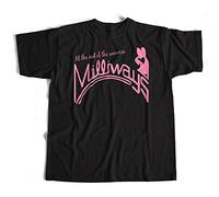 Milliways Restaurant Hitchikers Guide to The Galaxy Afficionados T-Shirt Black Mens Tees XXL