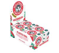Milliways Watermelon Chewing Gum, Plastic Free, Sugar Free, Aspartame Free, Natural | 12 Packs of 10 Pieces (120 Pieces Total) | Xylitol, Plant-Based, Biodegradable