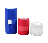 Millpledge Co-Form - COHESIVE Bandages (Red, 10cm x 4m)
