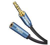MillSO 3.5mm Extension Cable, Male to Female Stereo Headphone Audio Extension Cord for Earphone or Speakers to Car, PC, Smartphones, Tablets & Media Players - 5M/16ft