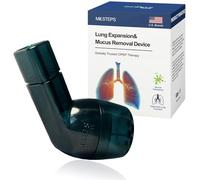 MillSTEPS Breathing Exercise Device for Lungs,Lung Expansion & Mu-cus Relief Device (Green)