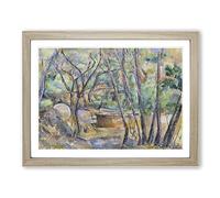 Millstone And Cistern By Paul Cezanne Classic Painting Framed Print | A2 Oak Framed Wall Art | Ready to Hang | Classic Historical Picture | Living Room Bedroom Lounge Office