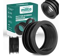 Millto™ Gutter Drain Pipe Reducer 90/110 Rubber Hose Connector Gutter Fitting Adapter Rainwater System Joiner Coupler