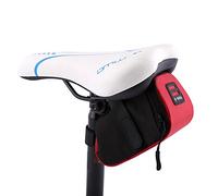 Milltrip Bike Saddle Bag, B Souls Super Light Bike Rear Saddle Cycling Seats Bag Tail Pouch Package Under Seats Storage Bag (Red)
