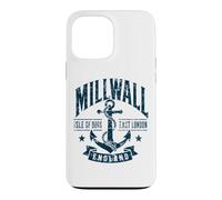 Millwall Isle of Dogs East London England Navy Aged Print Case for iPhone 13 Pro Max