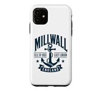Millwall Isle of Dogs East London England Navy Print Case for iPhone 11
