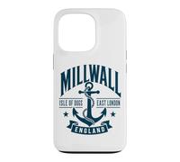 Millwall Isle of Dogs East London England Navy Print Case for iPhone 13 Pro