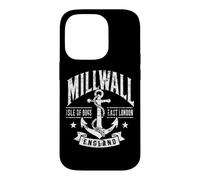 Millwall Isle of Dogs East London England White Aged Print Case for iPhone 14 Pro